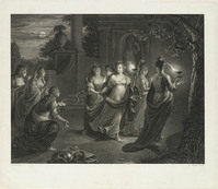 KG 13888
<br/>
De brave en de stoute maagden
<br/>
<em>Launay, Nicolas de (ca 1739-1793)</em>